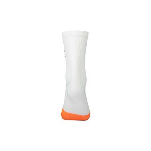 POC Flair Sock Mid Hydrogen White/Zink Orange - 2022