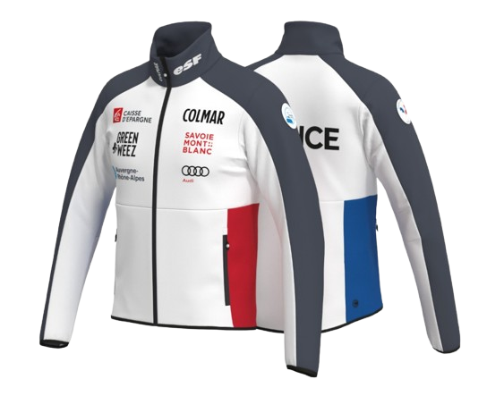 Pánský softshell Colmar Replica Softshell Jacket White/Black/Blue/Red - 2024/25