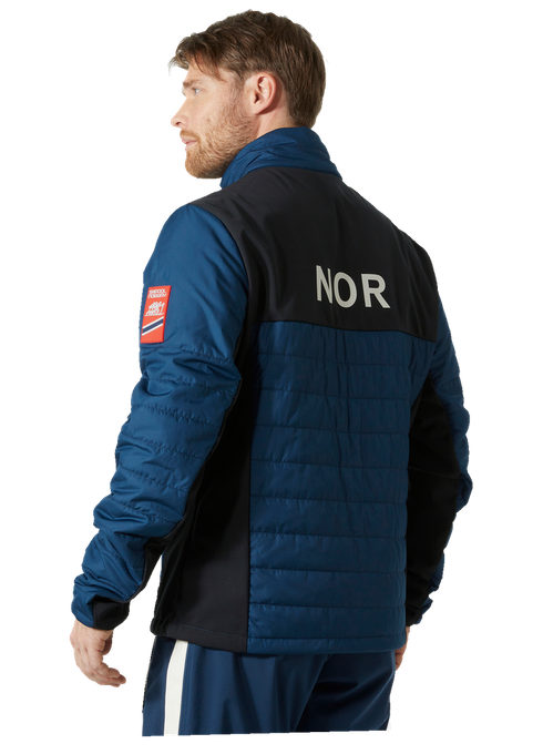 Péřová bunda Helly Hansen World Cup Insulator Jacket Ocean NSF - 2023/24