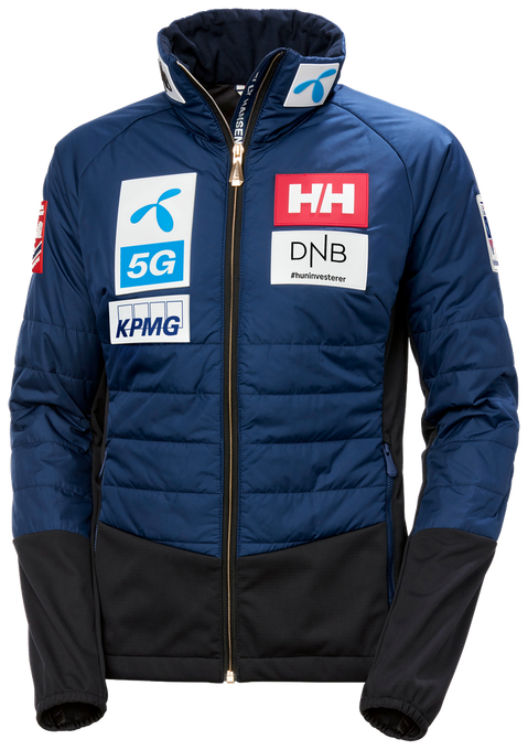 Péřová bunda Helly Hansen World Cup Insulator Jacket Ocean NSF - 2023/24