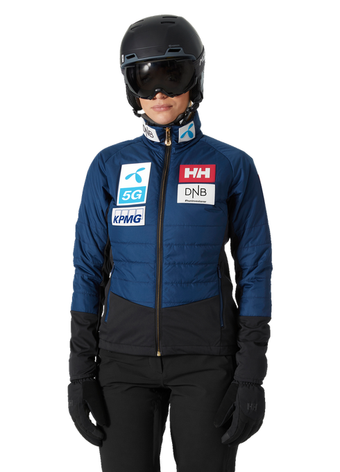 Péřová bunda Helly Hansen World Cup Insulator Jacket Ocean NSF - 2023/24