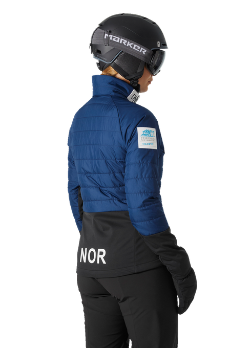 Péřová bunda Helly Hansen World Cup Insulator Jacket Ocean NSF - 2023/24