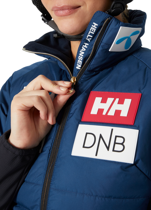 Péřová bunda Helly Hansen World Cup Insulator Jacket Ocean NSF - 2023/24