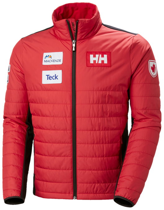 Péřová bunda Helly Hansen World Cup Insulator Jacket Red - 2023/24