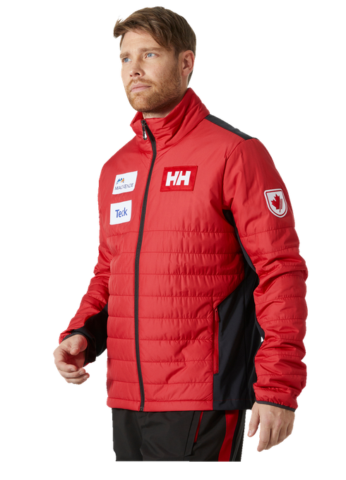 Péřová bunda Helly Hansen World Cup Insulator Jacket Red - 2023/24