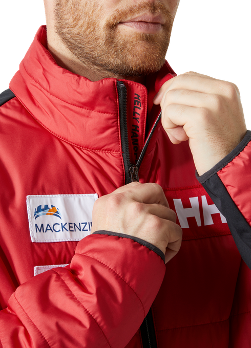 Péřová bunda Helly Hansen World Cup Insulator Jacket Red - 2023/24