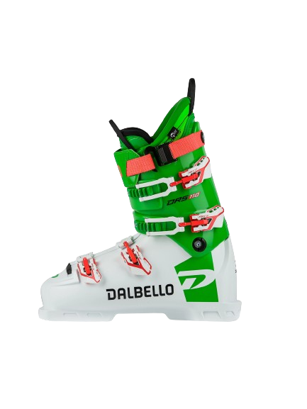 Sjezdové boty Dalbello DRS 110 White/Green Race - 2024/25