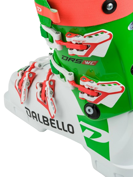 Sjezdové boty Dalbello DRS WC XS White/Green Race - 2024/25