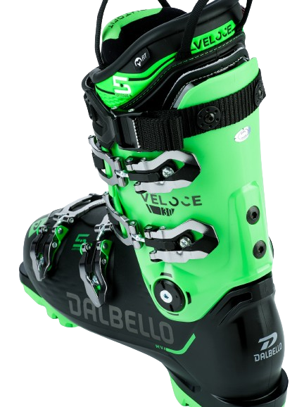 Sjezdové boty Dalbello Veloce 130 GW Black/Race Green - 2023/24