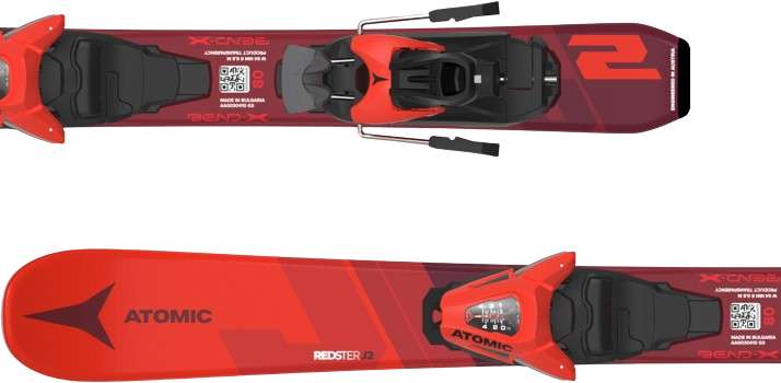 Sjezdové lyže Atomic Redster J2 70-90 + C 5 GW Red/Black - 2024/25