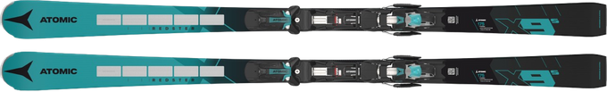 Sjezdové lyže Atomic Redster X9S Revoshock S + X 12 GW Black/Teal - 2024/25