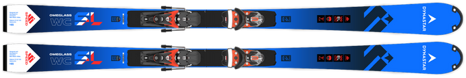 Sjezdové lyže Dynastar Speed Omeglass FIS SL Factory 157 R22 + Spx 12 Rockerace GW Hot Red - 2024/25