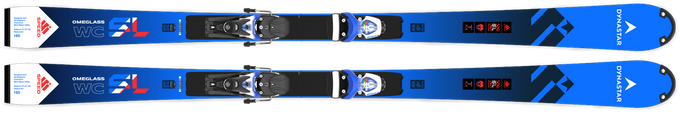 Sjezdové lyže Dynastar Speed Omeglass FIS SL Factory 157 R22 + Spx15 Rockerace Clement Noel - 2023/24