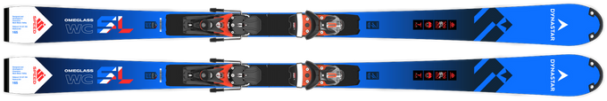 Sjezdové lyže Dynastar Speed Omeglass FIS SL Factory 165 R22 + Spx 12 Rockerace GW Hot Red - 2023/24