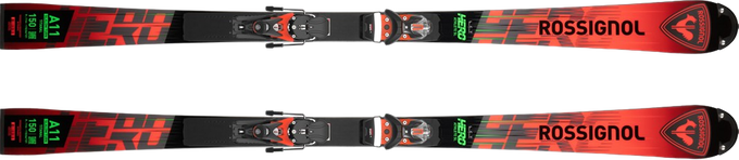 Sjezdové lyže Rossignol Hero Athlete SL 150 cm + Spx 12 Rockerace GW Hot Red - 2024/25