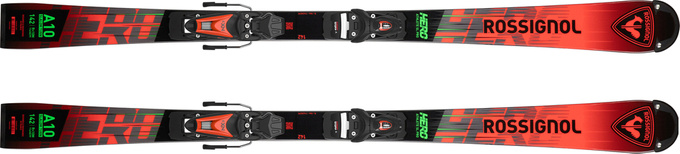 Sjezdové lyže Rossignol Hero Athlete SL Pro + NX 7 GW Lifter Black Hot Red - 2024/25