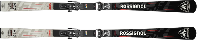 Sjezdové lyže Rossignol Hero Master Long Turn (LT) + Spx 14 Rockerace Black Red - 2024/25