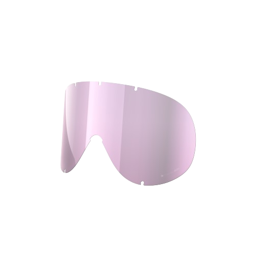 Sklo do brýlí POC Retina Mid/Retina Mid Race Lens Clarity Highly Intense/Low Light Pink - 2024/25