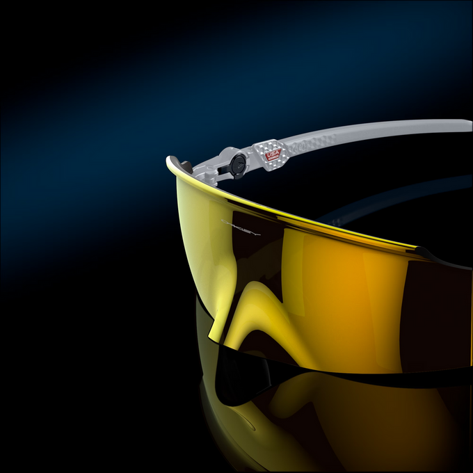 Sluneční brýle OAKLEY Kato Cavendish Edition Prizm 24k Lenses/Cavendish White Frame