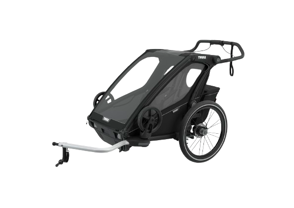 Sportovní vozík Thule Chariot Sport 2-seat Multisport Bike Trailer Midnight Black - 2024