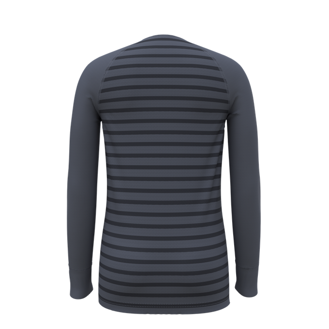 Termoaktivní tričko Odlo Active Warm Eco Kids Stripes BL Top Crew Neck L/S - 2023/24