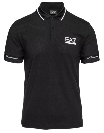 Tričko Emporio Armani Man Jersey Polo Black