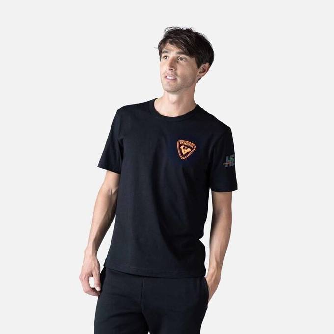 Tričko Rossignol Hero Gradient Tee Black - 2023/24