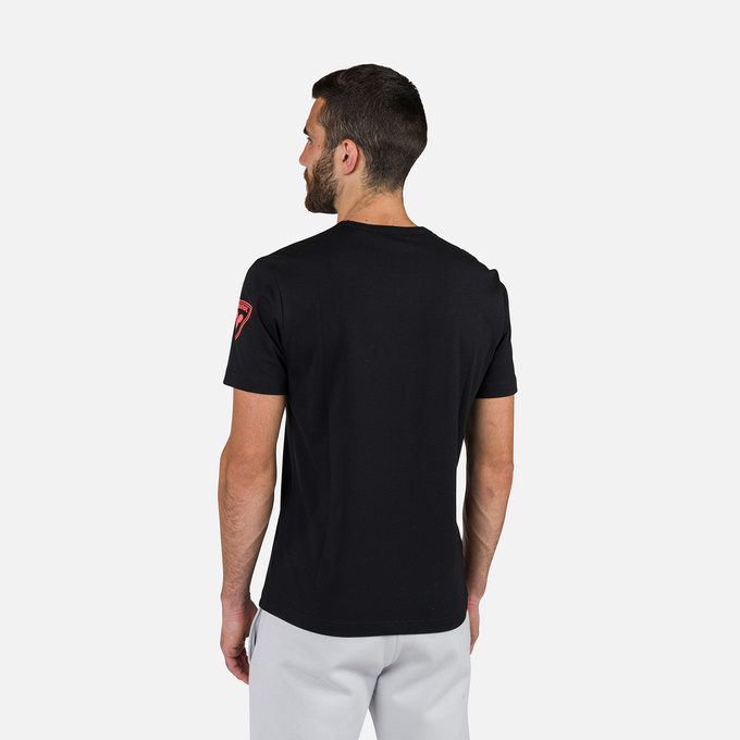 Tričko Rossignol New Hero Graphic Tee Black - 2024/25