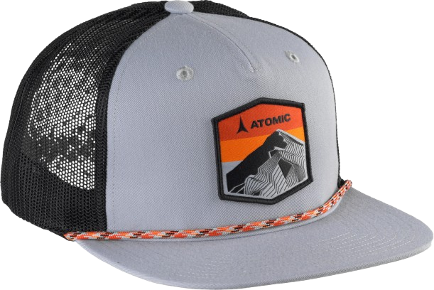 Víčko Atomic Alps Trucker Cap Stone Grey – 2024/25