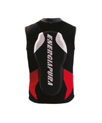 Chránič ENERGIAPURA Gilet Protector Black/Optical White/Red - 2023/24