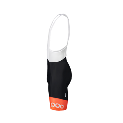 Cyklistické kraťasy POC Essential Road VPDS BIB Shorts Uranium Black/Hydrogen White - 2024