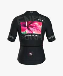 Cyklistický dres Energiapura T-Shirt Full Zip Life Lily Black/Ragl Alexander - 2023