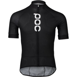 Cyklistický dres POC M's Essential Road Logo Jersey  Uranium Black/Hydrogen White - 2024