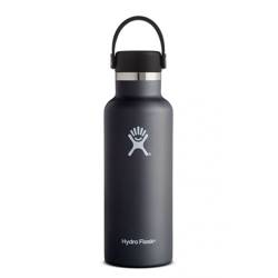 HYDRO FLASK 18 Oz Standard Flex Cap Black 