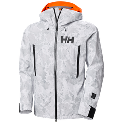 Lyžařská bunda Helly Helly Hansen Sogn Shell 2.0 Jacket Grey Fog Snow Camo Aop - 2024/25 