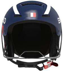 Lyžařská helma Briko Slalom EPP France Shiny Tangaroa Blue/White - 2023/24