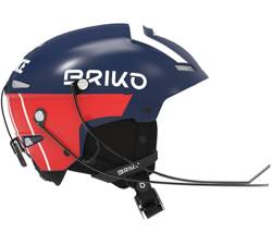 Lyžařská helma Briko Slalom EPP France Shiny Tangaroa Blue/White - 2023/24