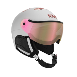 Lyžařská helma KASK Chrome Visor White/Pink Gold - 2024/25