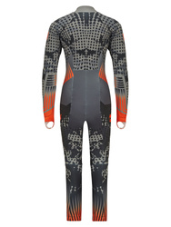 Lyžařská kombinéza Ziener RCE Racesuit Black Foggy Print Orange Pop - 2024/25