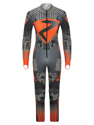 Lyžařská kombinéza Ziener RCE Racesuit Black Foggy Print Orange Pop - 2024/25