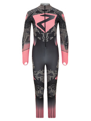 Lyžařská kombinéza Ziener RCE Racesuit Black Foggy Print Pink Vanilla - 2024/25