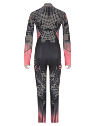 Lyžařská kombinéza Ziener RCE Racesuit Padded Junior Black Foggy Print Pink Vanilla - 2023/24