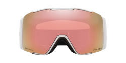 Lyžařské brýle Oakley Line Miner Pro M Matte White Prizm Rose Gold + náhradní zorníky Prizm Sapphi - 2024/25