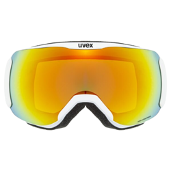 Lyžařské brýle Uvex Downhill 2100 CV White Matt SL Orange-Green - 2023/24