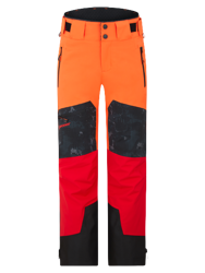 Lyžařské kalhoty Ziener Tewes Full-Zip Junior Teamwear Red Orange Pop - 2024/25