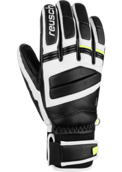 Lyžařské rukavice Reusch Master Pro Black/White/Safety Yellow - 2024/25