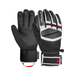 Lyžařské rukavice Reusch Mastery Black/White/Fire Red - 2024/25