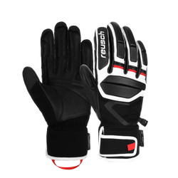 Lyžařské rukavice Reusch Pro RC Black/White/Fire Red - 2024/25