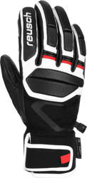 Lyžařské rukavice Reusch Pro RC Black/White/Fire Red - 2024/25