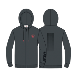 Mikina Rossignol Hero FZ Hoodie Onyx Grey - 2023/24